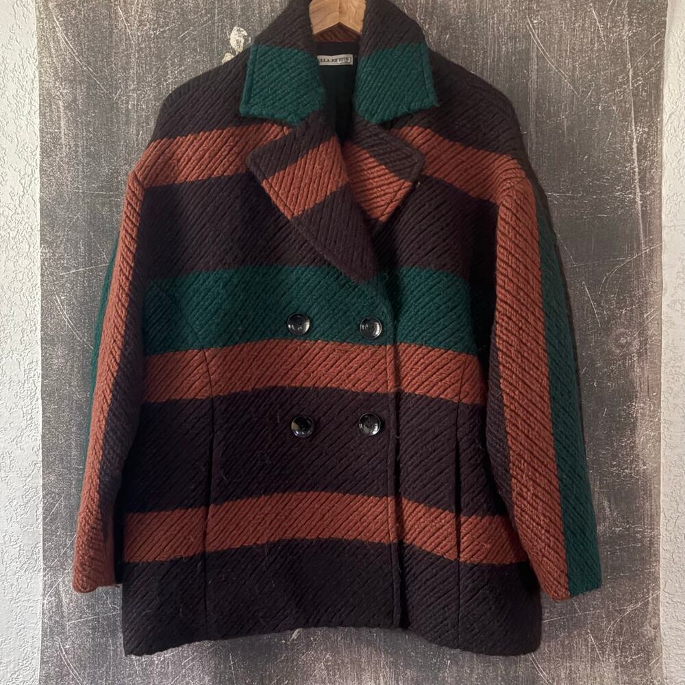 Ulla Johnson Woven Striped‎ Emery Jacket Size Medium - Picture 10 of 12
